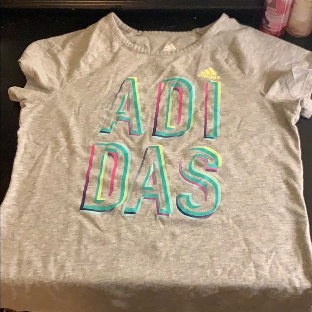 Adidas shirt 60% cotton used only one time
